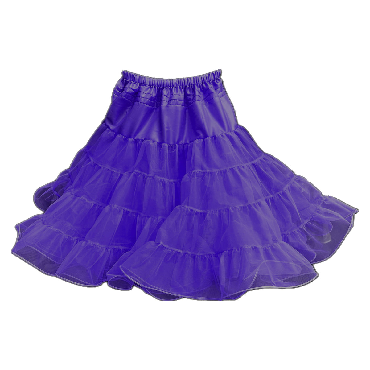 Organdy Stiff Petticoat – Purple (recolored from pink donor photo)