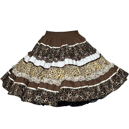 Wild Animal Print Skirt