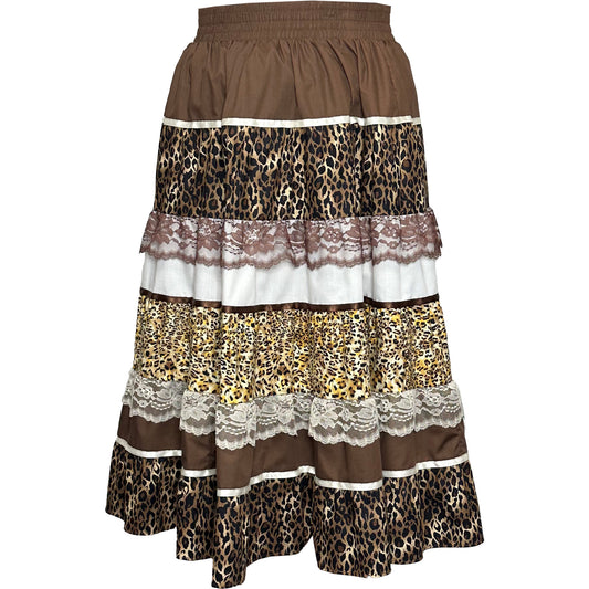 Wild Animal Print Prairie Skirt