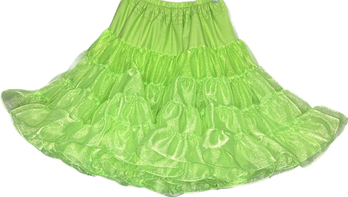 A Crystal Petticoat skirt on a white background by Square Up Fashions.
