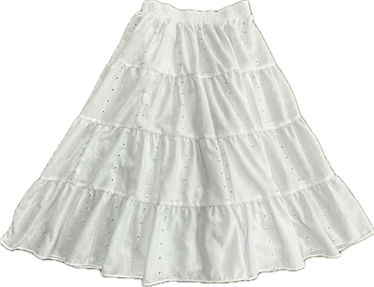 4 Tier Eyelet Prairie Skirt
