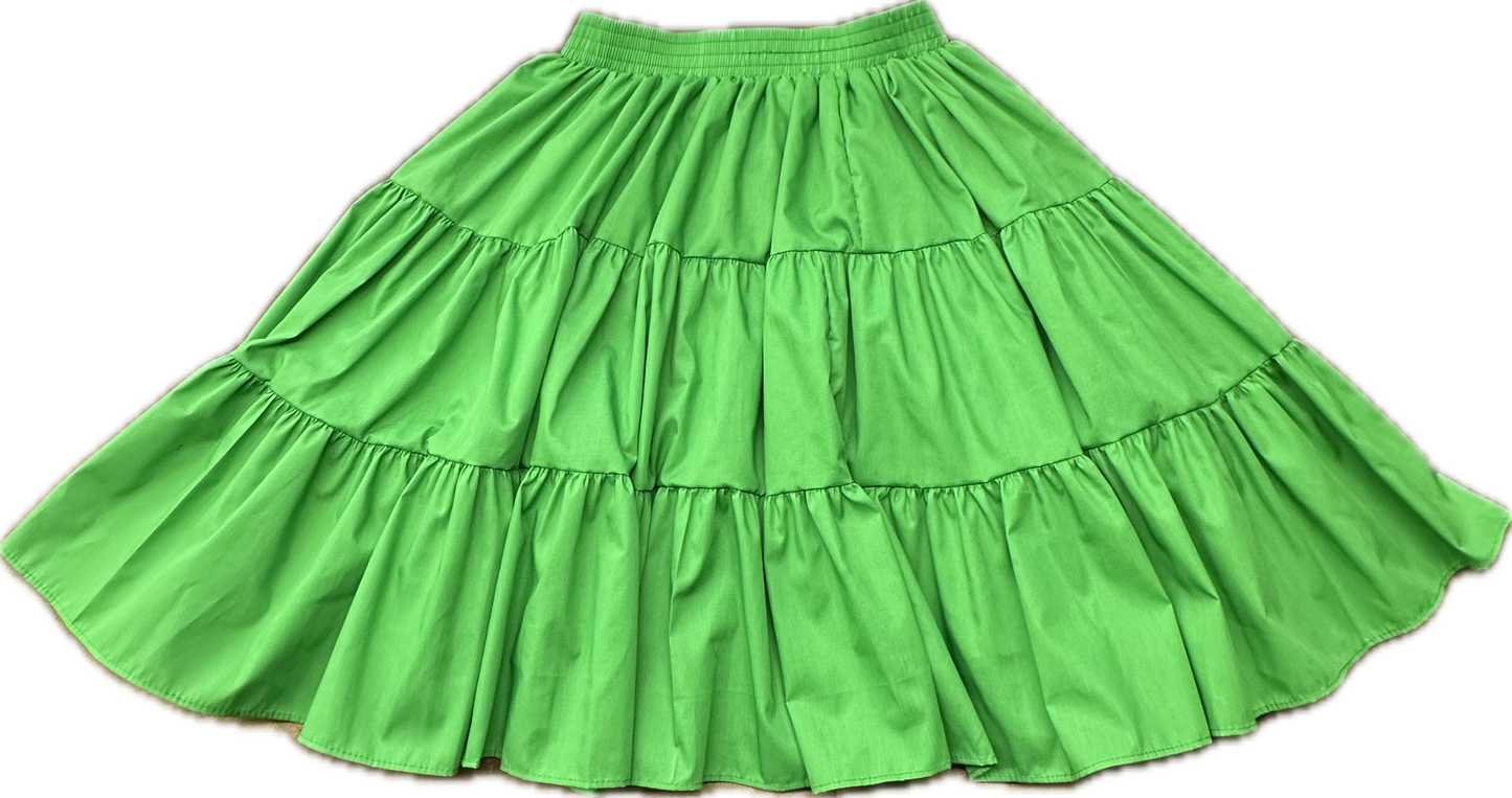 Basic 3 Tier Square Dance Skirt