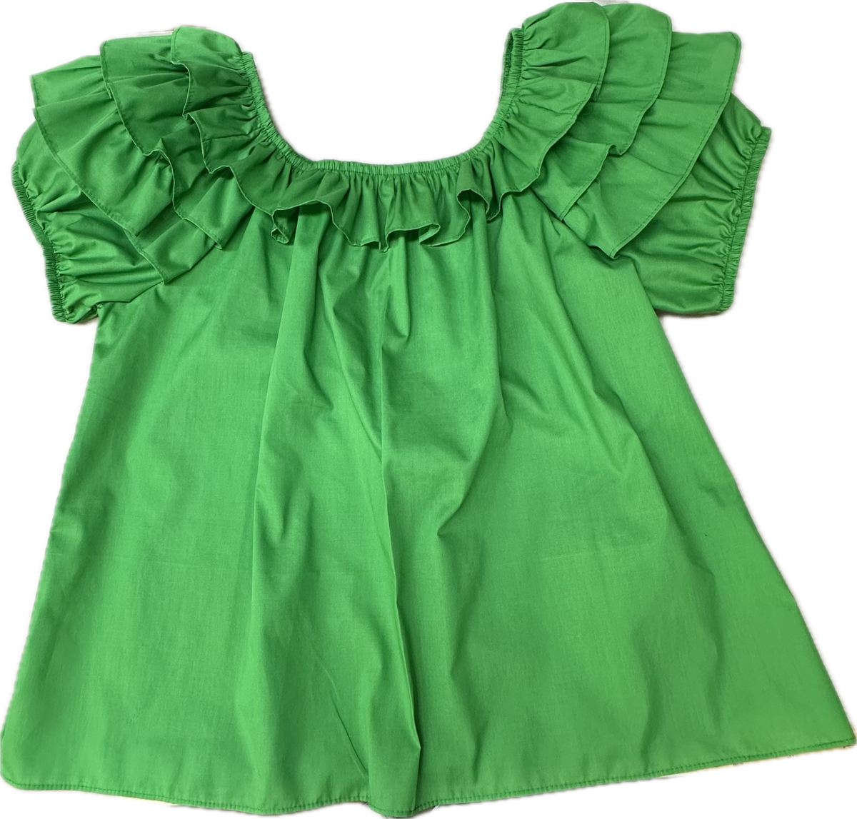 Triple Ruffle Blouse