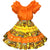 An Golden Harvest Fall Outfit dress with ruffles, perfect for autumn. (Brand: Square Up Fashions)