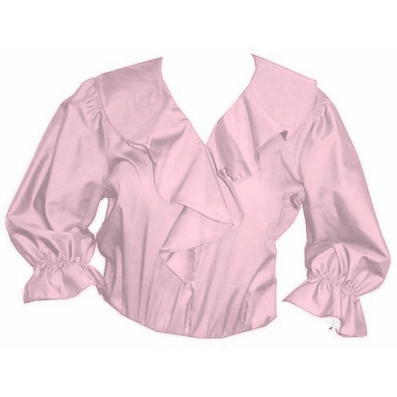 Shawl Collar Blouse in Pink