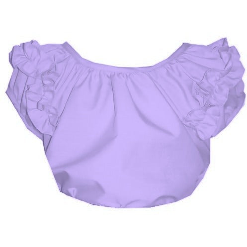 Childrens Ruffle Blouse in Lilac