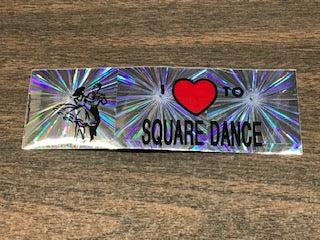I love Square Up Fashions Square Dance stickers for my car.