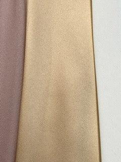 A close-up of three different colored CLEARANCE Light Weight Polyester Scarf Ties with solid colors by Square Up Fashions.