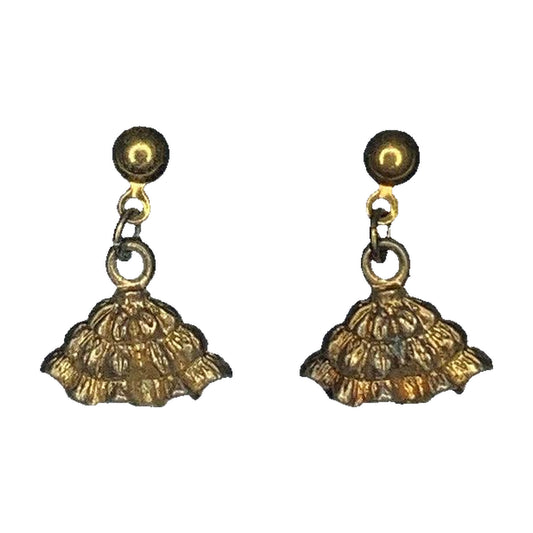 Gold Dangling Square Dance Petticoat Earrings, Jewelry - Square Up Fashions