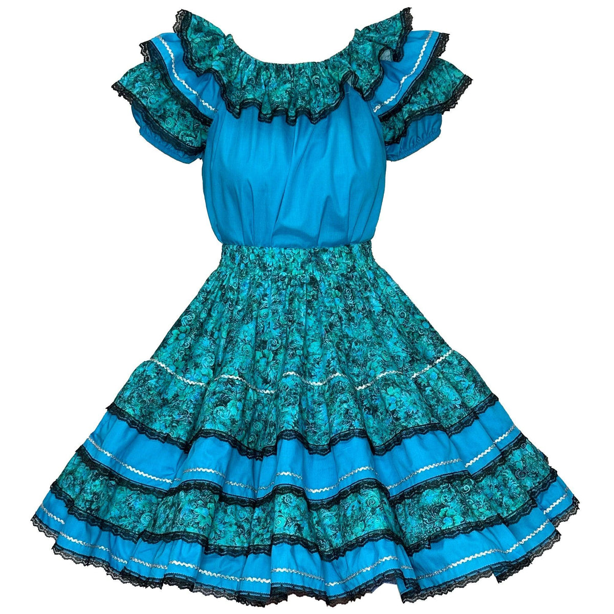 Floral Jewel Square Dance Outfit – Square Up Fashions