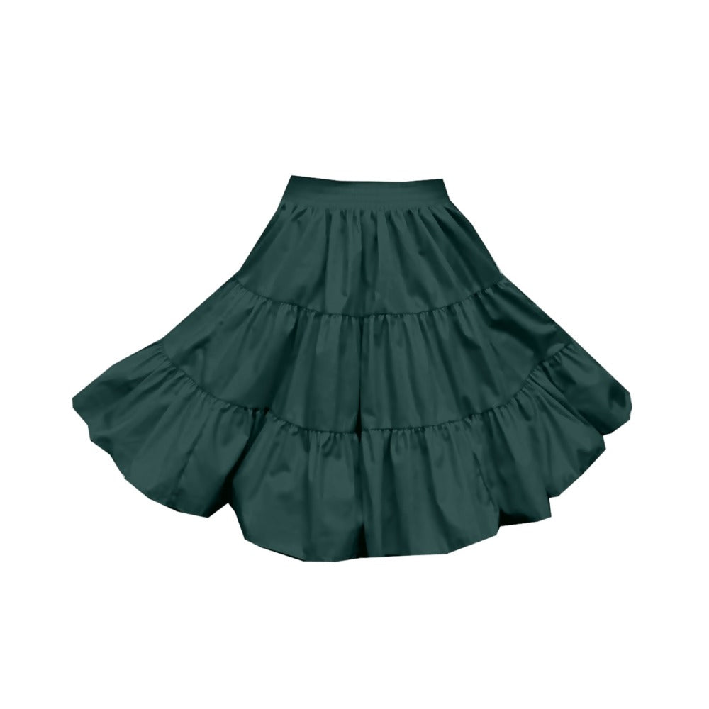 3 Tier Childrens Skirt in Hunter