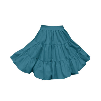 3 Tier Childrens Skirt in Jade
