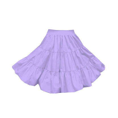 3 Tier Childrens Skirt in Lilac