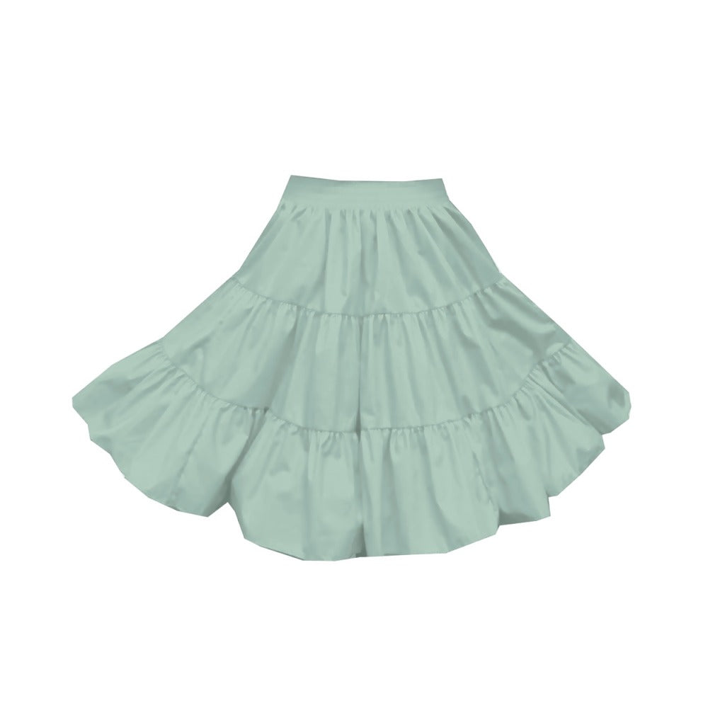 3 Tier Childrens Skirt in Mint