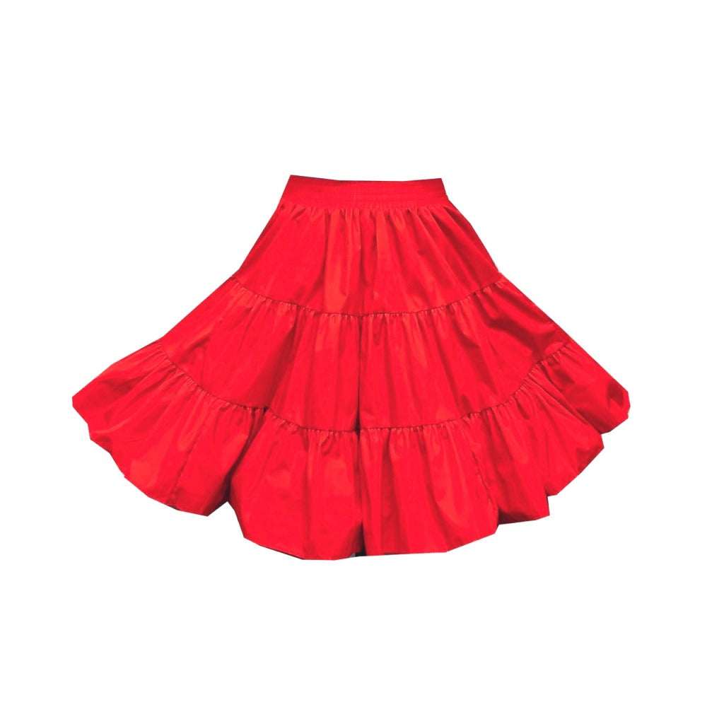 3 Tier Childrens Skirt in Red