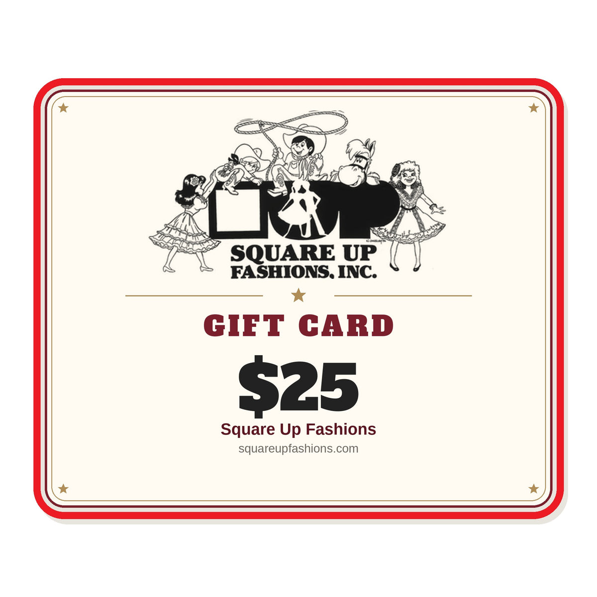 $25 Gift Card - Square Up Fashions