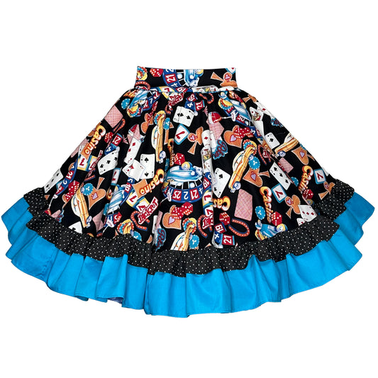 “Viva Las Vegas” Square dance Skirt