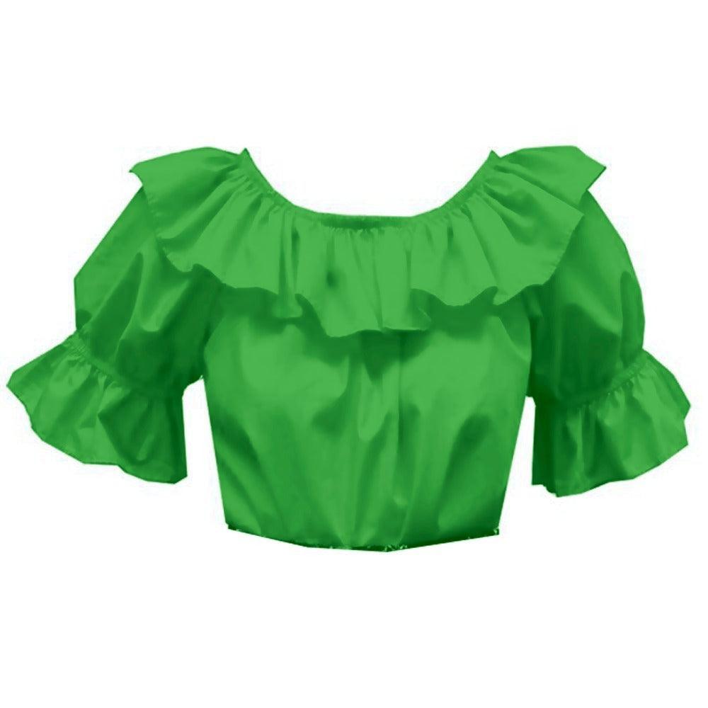 Scoop Neck Blouse in Kelly