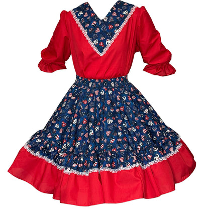 Americana Square Dance Outfit P Americana Square Dance Outfit P