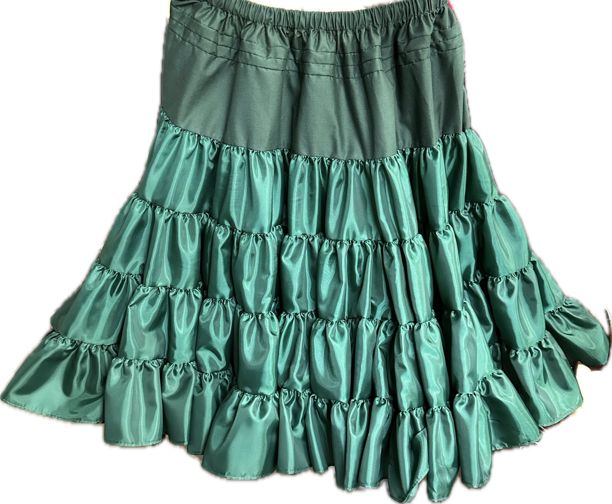 The Soft Poly-Liner Petticoat by Square Up Fashions adds fullness under skirts, featuring a comfortable fit ideal for square dancing or pairing with ruffled, tiered outfits for extra volume.