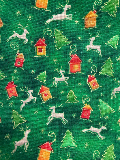 Reindeer Ruffle Holiday Outfit (MEDIUM only)