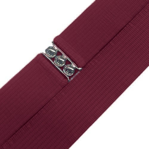 Solid Square Dance Belt in Burgundy
