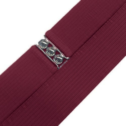 Solid Square Dance Belt in Burgundy