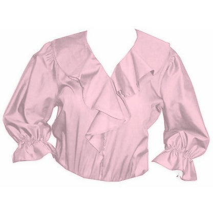 Shawl Collar Blouse in Pink