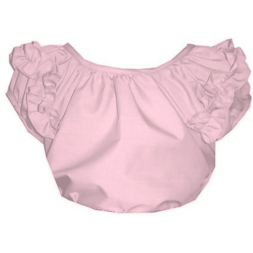 Childrens Ruffle Blouse in Pink