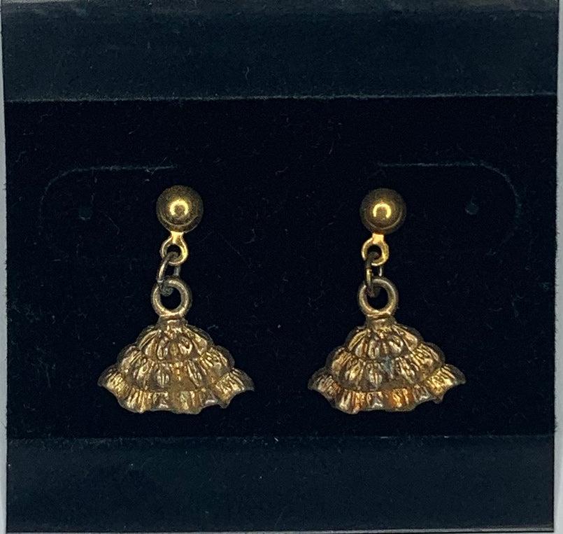 Gold Dangling Square Dance Petticoat Earrings, Jewelry - Square Up Fashions