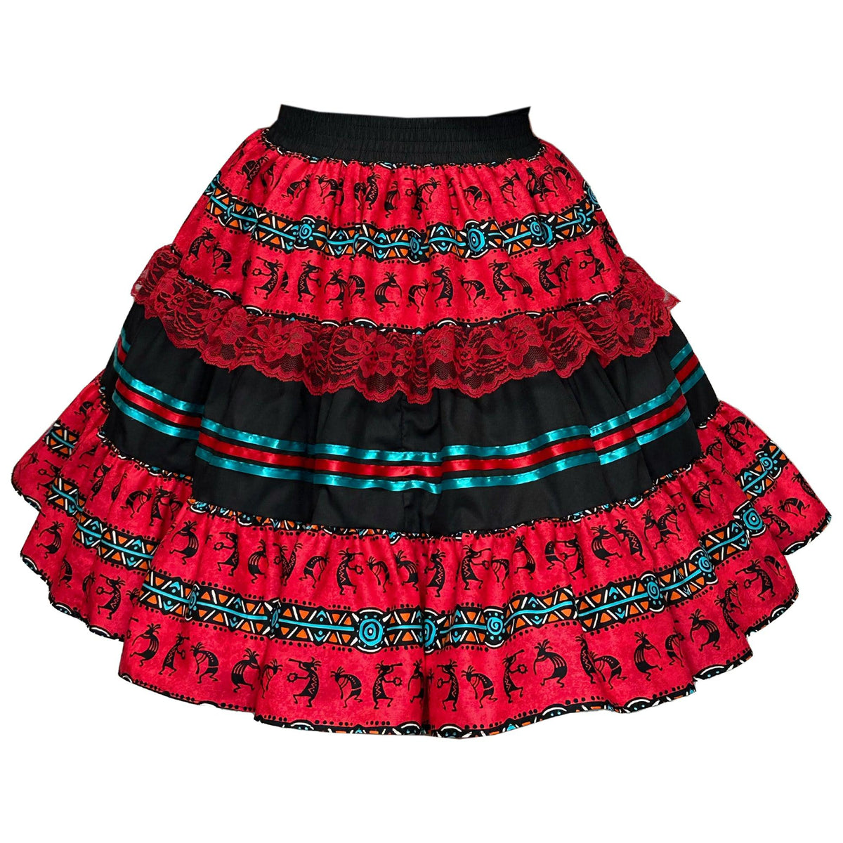 Kokopelli Square Dance Skirt