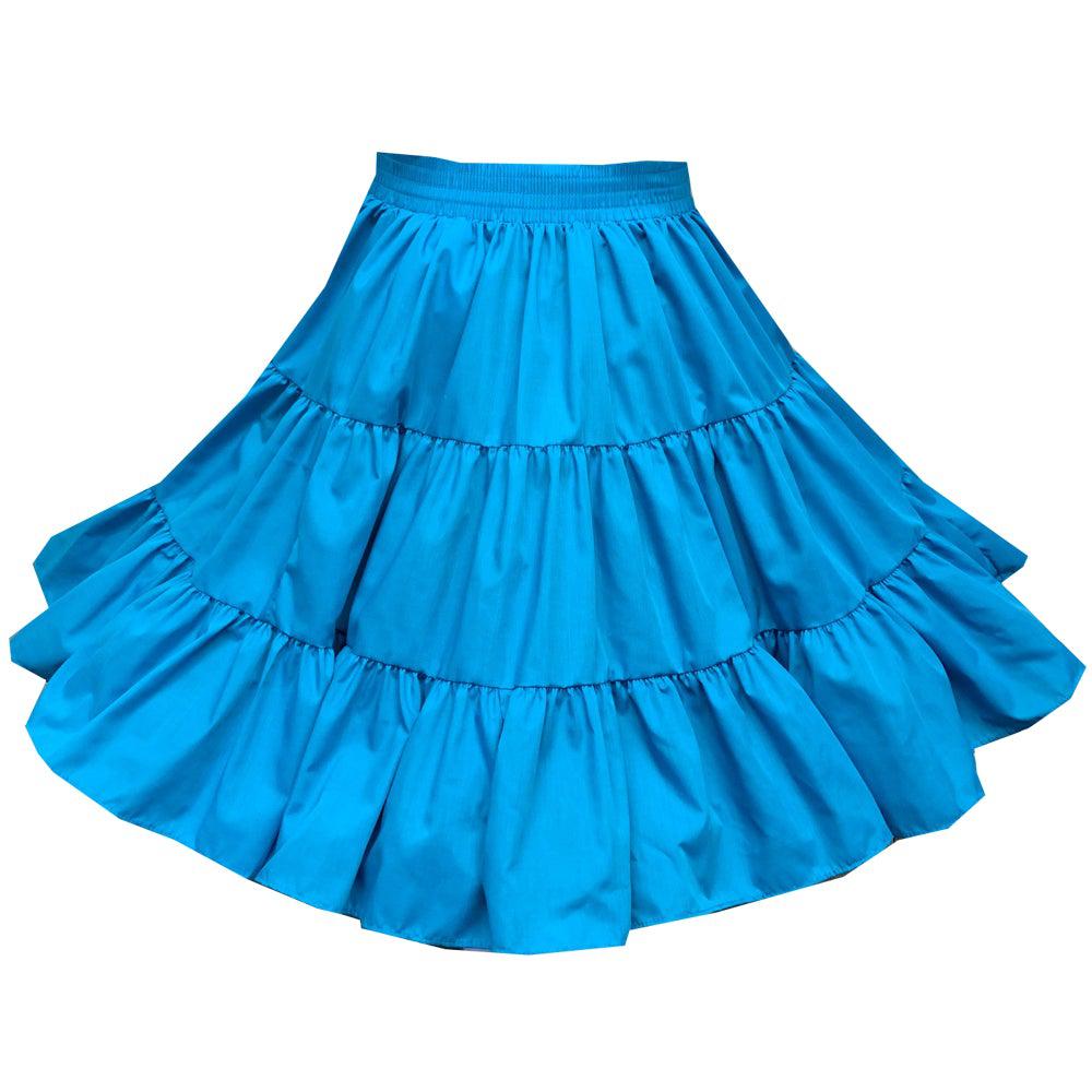 Basic 3 Tier Square Dance Skirt, Skirt - Square Up Fashions