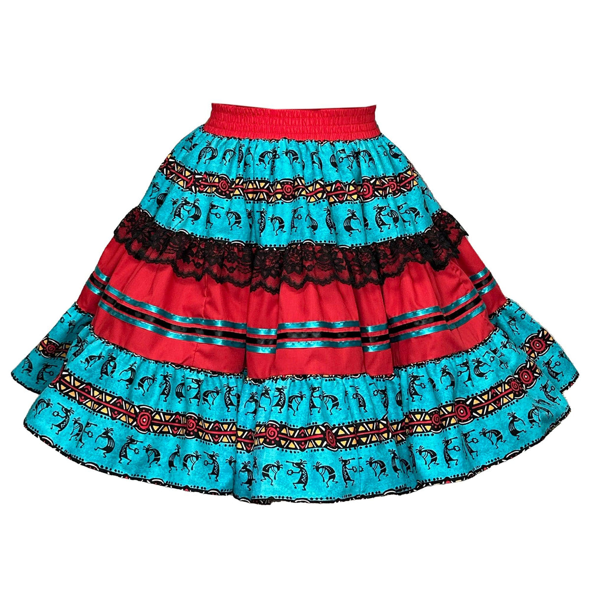 Kokopelli Square Dance Skirt