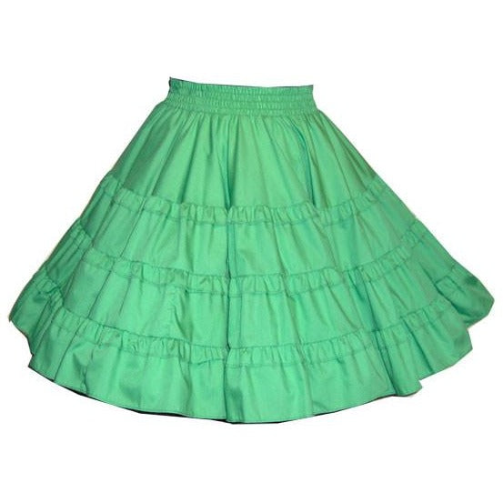 Double Ruffle Square Dance Skirt, Skirt - Square Up Fashions