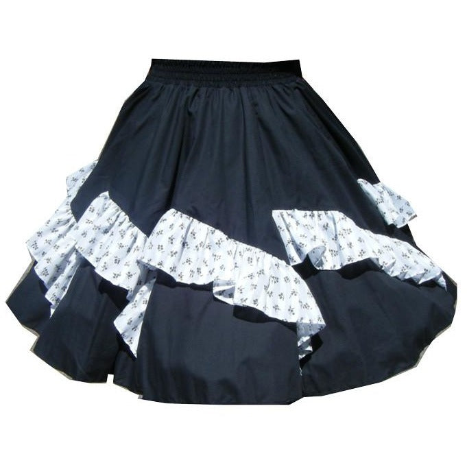 Diagonal Pinwheel Square Dance Skirt, Skirt - Square Up Fashions