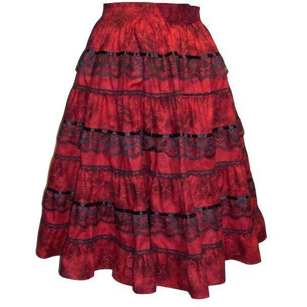 Tone on Tone Prairie Skirt, Prairie - Square Up Fashions