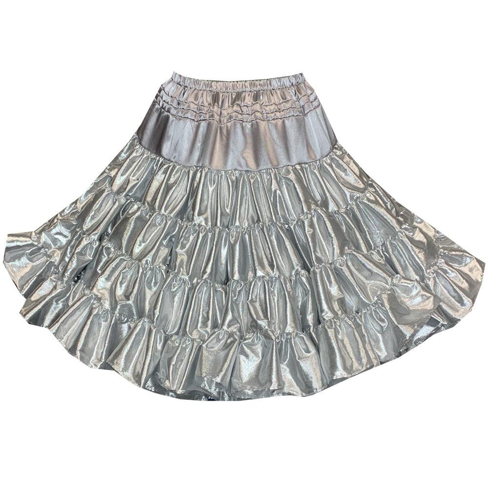 Shiny Metallic Petticoat, Petticoat - Square Up Fashions