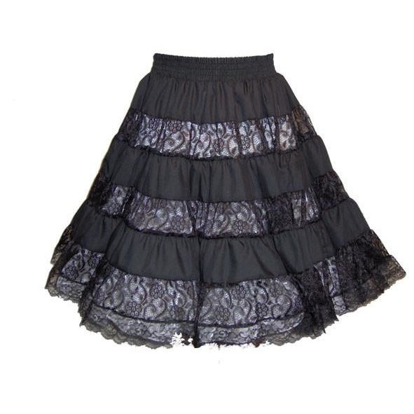 Overall Lace Square Dance Skirt, Skirt - Square Up Fashions