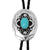 Silver Bolo Tie with Turquoise Stone, Bolo Ties - Square Up Fashions