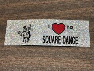 Square dance stickers
