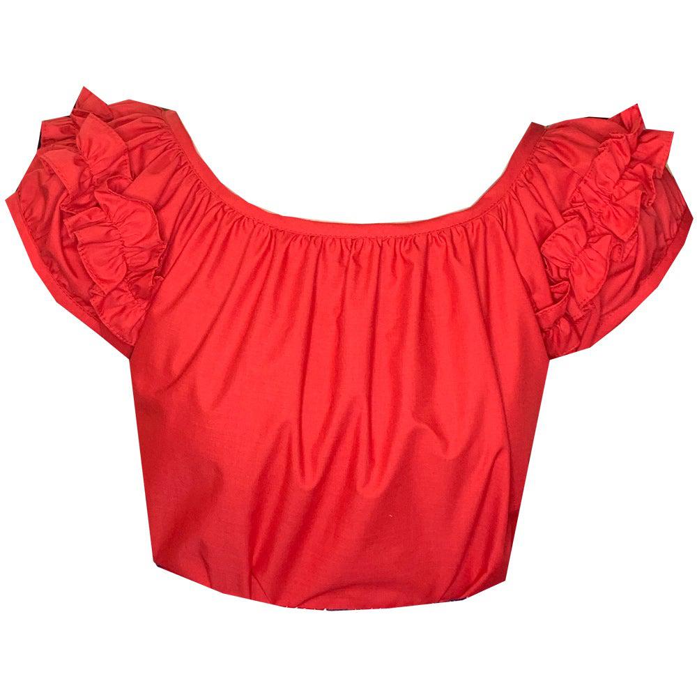 Basic Ruffle Blouse, Blouse - Square Up Fashions