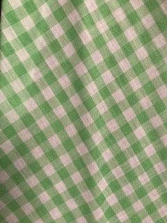 A close up of an in stock, CLEARANCE Gingham Scarf Ties 1/4&quot; by Square Up Fashions.