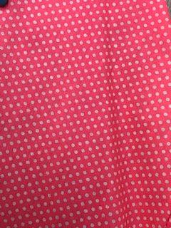 A close up of a Square Up Fashions CLEARANCE Polka Dot Scarf Ties dress.