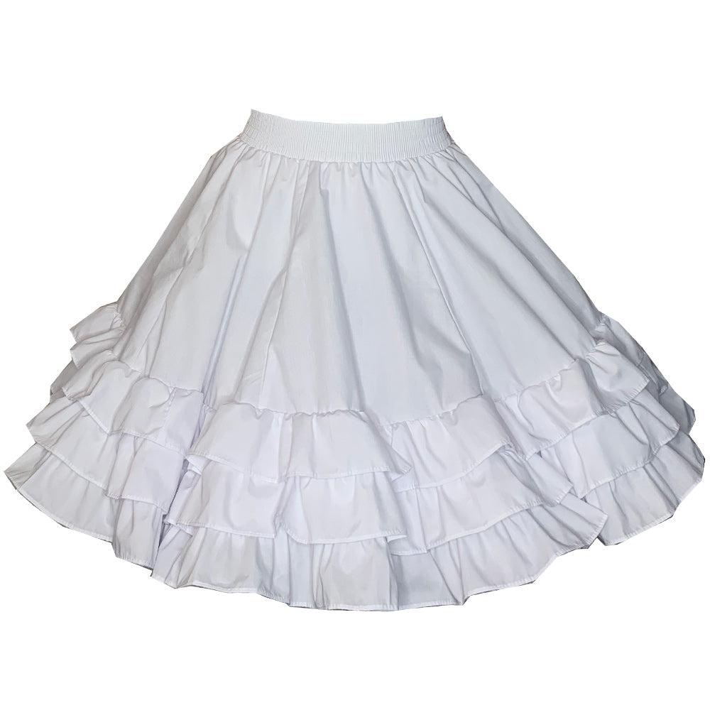 3 Ruffle Square Dance Skirt, Skirt - Square Up Fashions