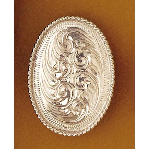 Engraved Silver Oval Scarf Tie Slide, Scarf Slides - Square Up Fashions