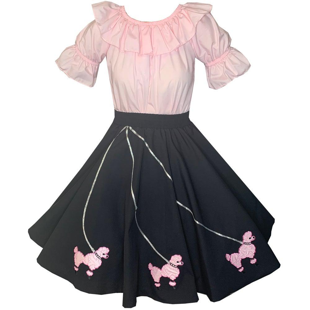 Poodle Skirt Outfit, Set - Square Up Fashions